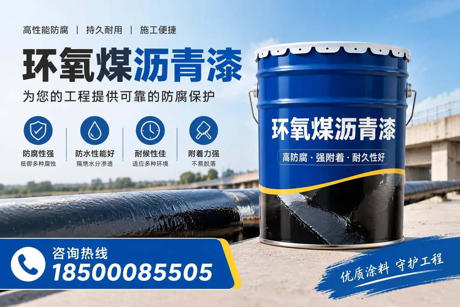 环氧煤沥青漆的成分解析，保亭用户了解施工材料